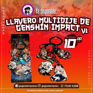 Llavero Multidijes de Genshin Impact v1