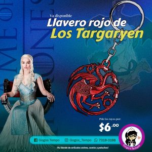 Llavero Targaryen Rojo game of throne