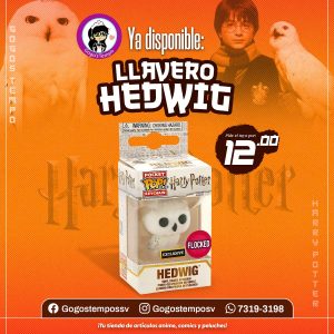 Llavero funko de hedwig, Harry Potter