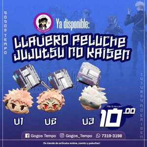 Llavero peluche Jujutsu no Kaisen de Satoru Gojō