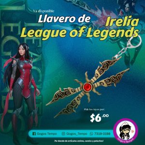 Llavero de metal Irelia LOL