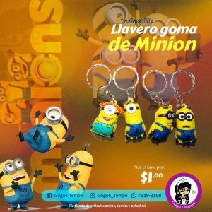 Llavero de goma Minions