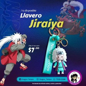 Llavero goma de Jiraya, Naruto