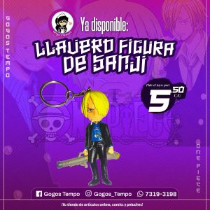 Llavero Figurita Sanji One piece