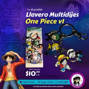 Llavero Multidijes de One Piece v1