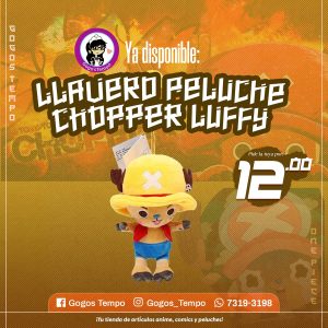 Llavero Peluche de Chopper Luffy, One Piece