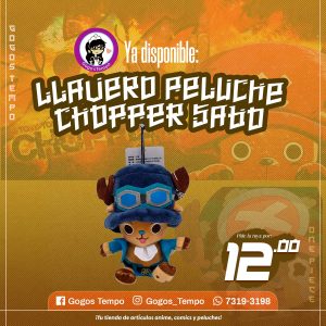 Llavero Peluche de Chopper sabo, One Piece