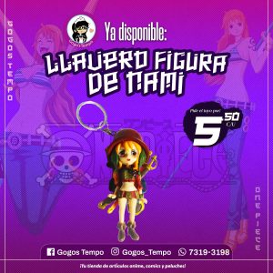 Llavero Wanted de Nami, One Piece