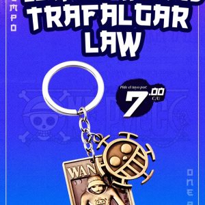 Llavero wanted-Fruta de Trafalgar Law, One Piece