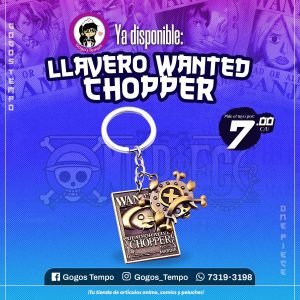 Llavero Wanted de Tony Tony Chopper, One Piece