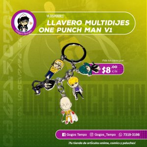 Llavero Multidijes de One Punch Man v1