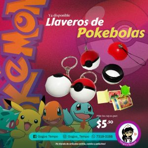 Llaveros de pokebola  pokemon