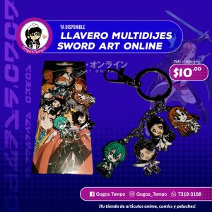 Llavero Multidijes de Sword Art Online