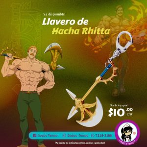 Llavero arma de hacha (Rita) Escanor, Nanatsu no taizai
