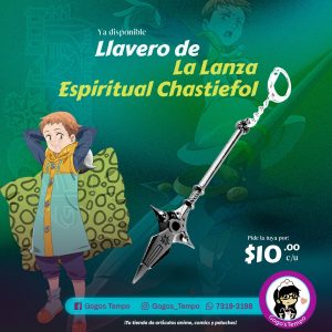 Llavero arma de lanza (Chastiefol) de King, Nanatsu no taizai