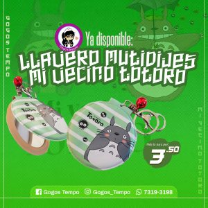 Llavero metal de mi vecino Totoro
