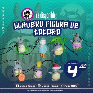 Llavero Figurita Mi vecino Totoro