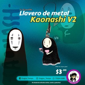 Llavero metal de sin rostro v02 /corazones, El viaje de Chihiro