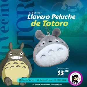 Llavero peluche de mini totoro