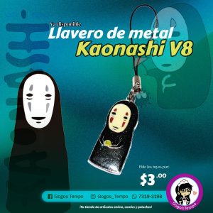 Llavero metal de sin rostro v08 /oro, El viaje de Chihiro