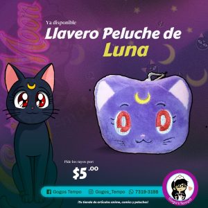 Llavero peluche de Luna Sailor Moon