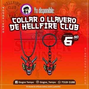 Llavero de  hellfire club, Stranger Things