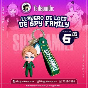 Llavero de goma de Loid Forger, Spy Family