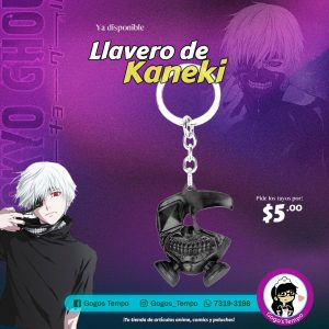 Llavero Mascara de Kaneki Tokyo Ghoul