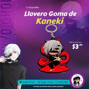 Llavero de goma Kaneki Tokyo Ghoul