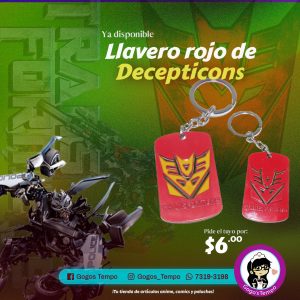 Llavero  transformers Desepticoms