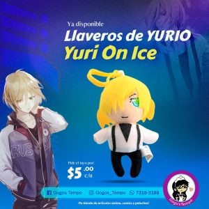 Llavero Peluche Yurio Yuri on ice