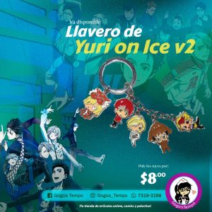 Llavero Multidijes Yuri on ice, V2