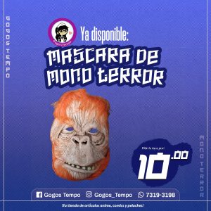 Mascara de mono terror