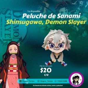Peluche de Sanami Shinsugawa. Demon Slayer