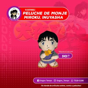 Peluche de Monje Miroku Inuyasha