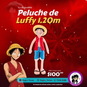 Peluche luffy 1.20m One piece
