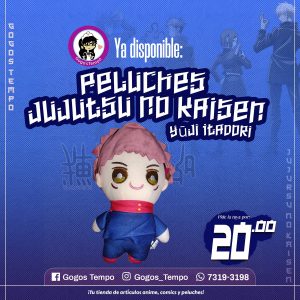 Peluche Jujutsu no Kaisen de Yūji Itadori