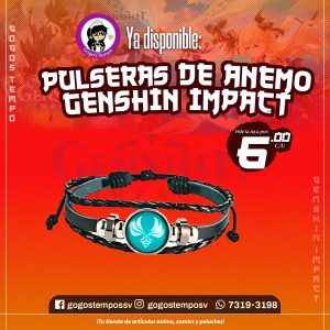 Pulsera de Genshin Impact Anemo (Viento)