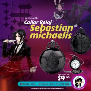 Reloj de kuroshitsuji Sebas chan