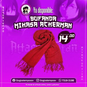 Bufanda de Mikasa, Shingeki no Kyoin SNK