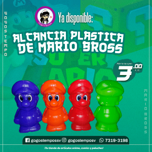 Alcancía plástica de Mario Bross