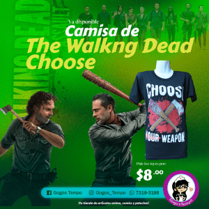 Camisa TWD CHOOS, The Walking Dead