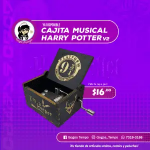 Caja musical de harry Potter plataforma